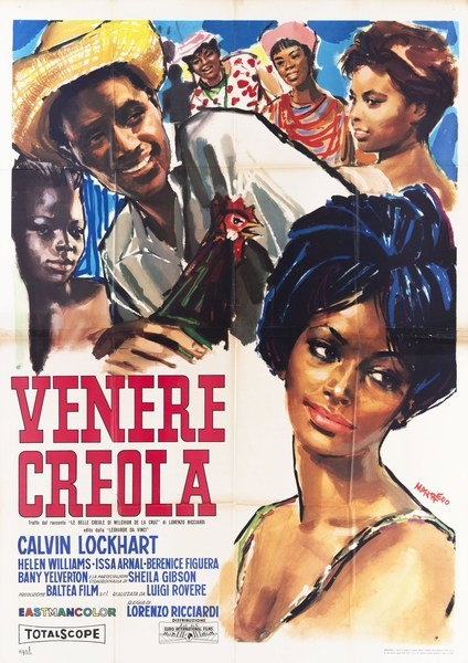 Manifesto 4 per il film Venere creola (1961), dipinto da Acerbo Manfredo