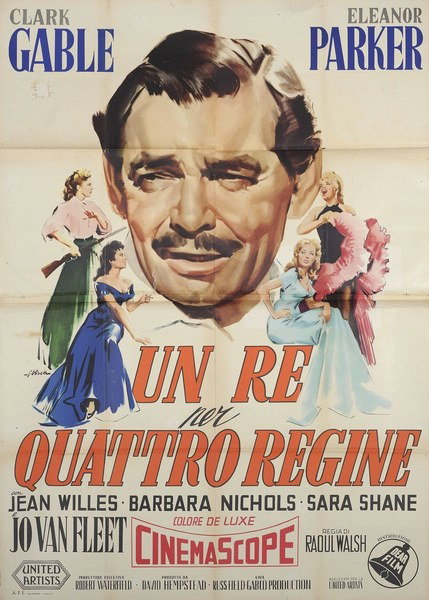 The King and Four Queens - Poster 1