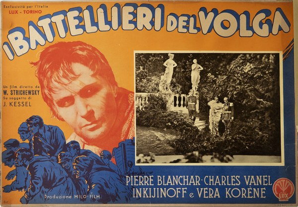 Fotobusta 2 per il film I battellieri del Volga (1935)