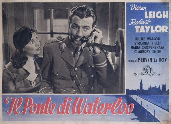 Fotobusta 5 per il film Il ponte di Waterloo (1940)