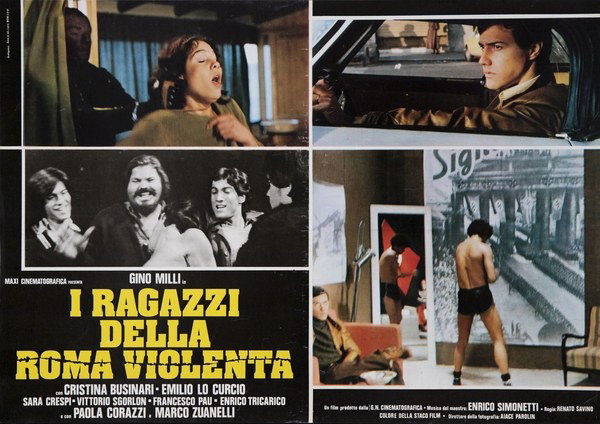 Lobby Card 6 for the film The Children of Violent Rome (1976)