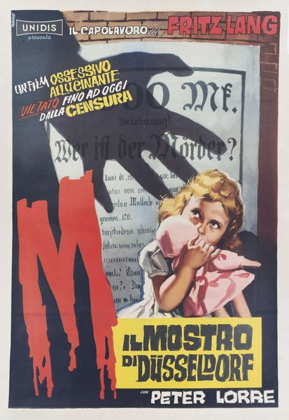 M - Il mostro di Düsseldorf - Manifesto 1