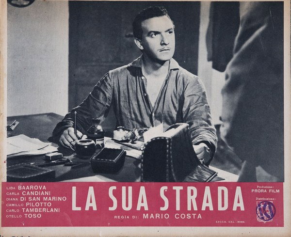 Fotobusta 3 per il film La sua strada (1943)