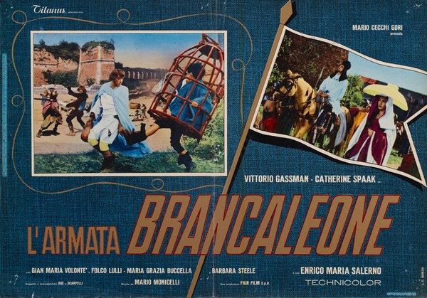 Fotobusta 3 per il film L'armata Brancaleone (1966)