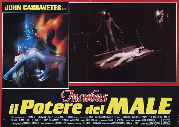 Fotobusta 2 per il film Incubus - Il potere del male (1982), dipinto da Enzo Sciotti