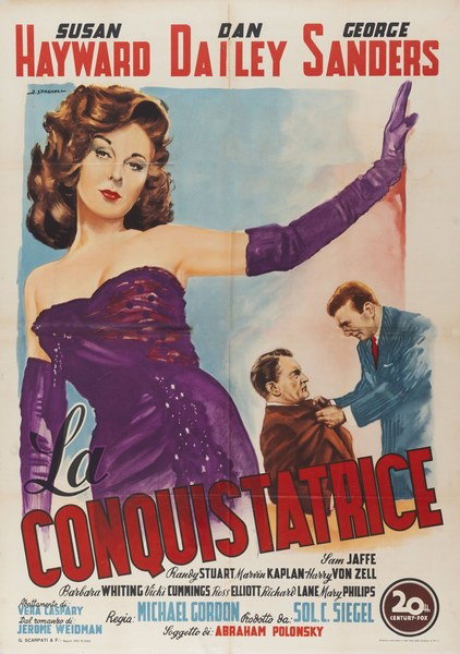 La conquistatrice - Manifesto 1