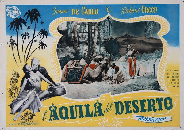 Fotobusta 2 per il film L'aquila del deserto (1950)
