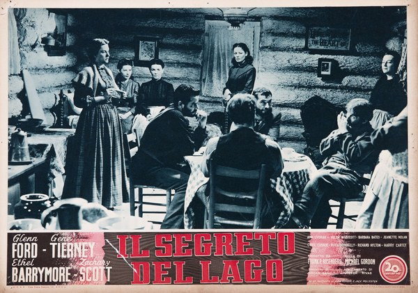 Fotobusta 3 per il film Il segreto del lago (1951)