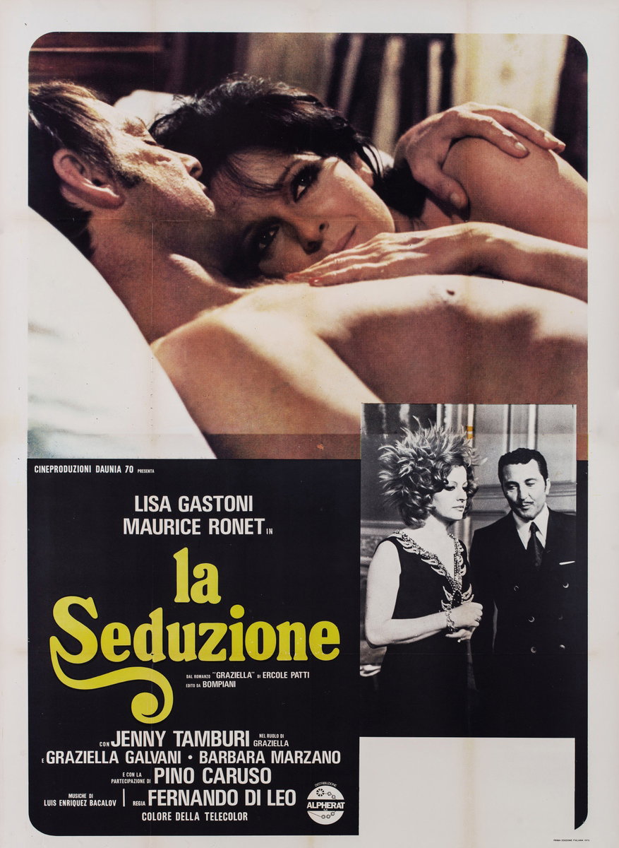 Manifesto 2 per il film La seduzione (1973)