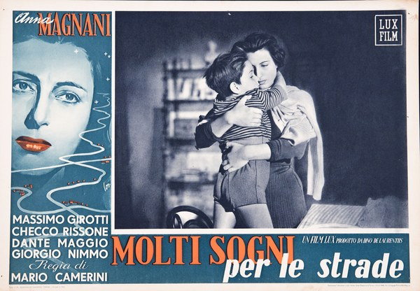 Lobby Card 2 for the film Woman Trouble (1948), painted by Carlantonio Longi
