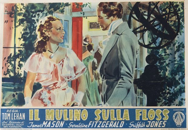 Fotobusta 11 per il film Il mulino sulla Floss (1937), dipinto da Rossini