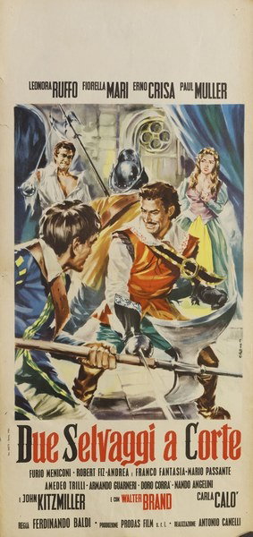 Due selvaggi a Corte - Locandina 1
