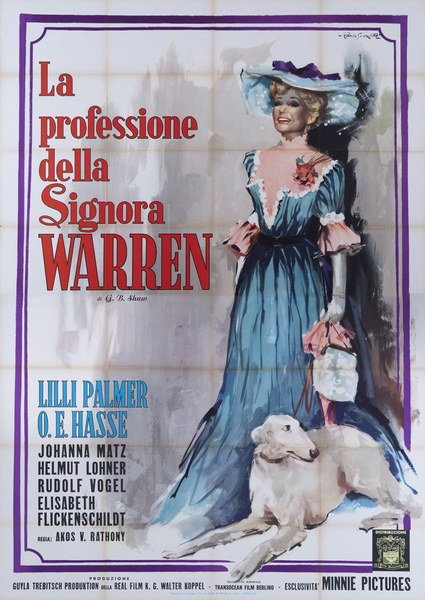 La professione della signora Warren - Manifesto 1