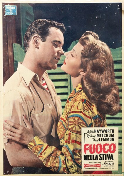 Fotobusta 3 per il film Fuoco nella stiva (1957)