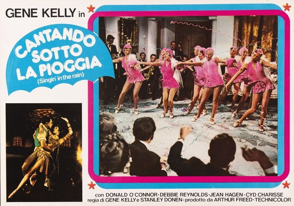 Fotobusta 8 per il film Cantando sotto la pioggia (1952)