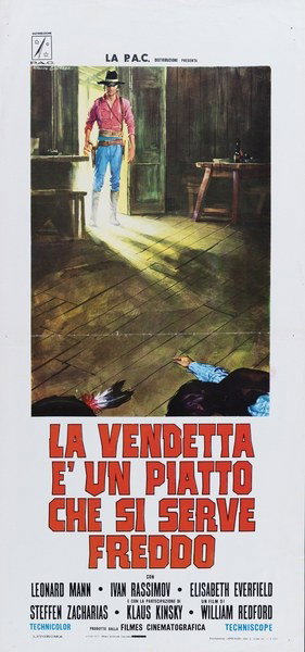 Vengeance Is a Dish Served Cold - Lobby Card 1