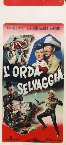 Locandina 2 per il film L'orda selvaggia (1950)