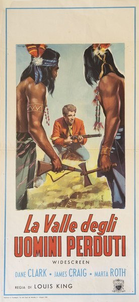 La valle degli uomini perduti - Locandina 1