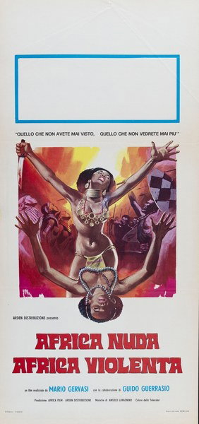 Africa nuda, Africa violenta - Lobby Card 1