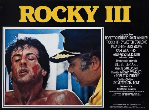 Fotobusta 5 per il film Rocky III (1982)