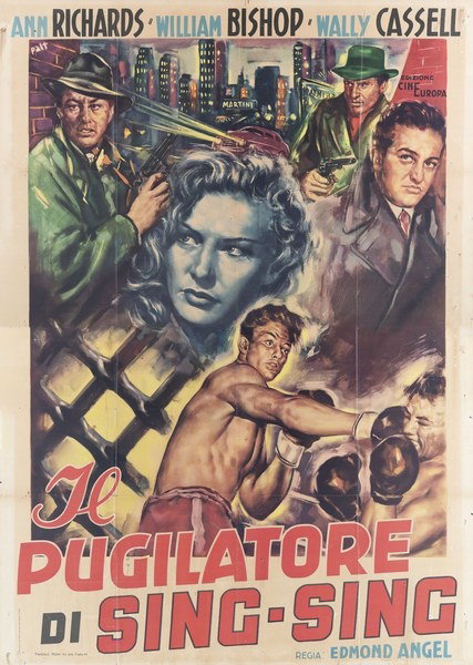 Il pugilatore di Sing-Sing - Manifesto 1