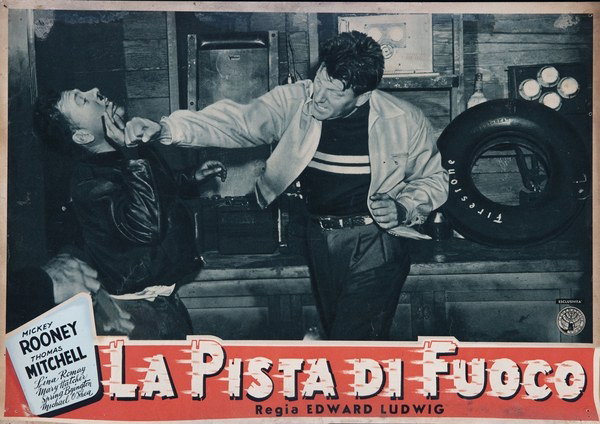 La pista di fuoco - Fotobusta 1