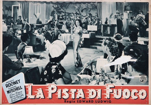 Lobby Card 4 for the film La pista di fuoco (1949)