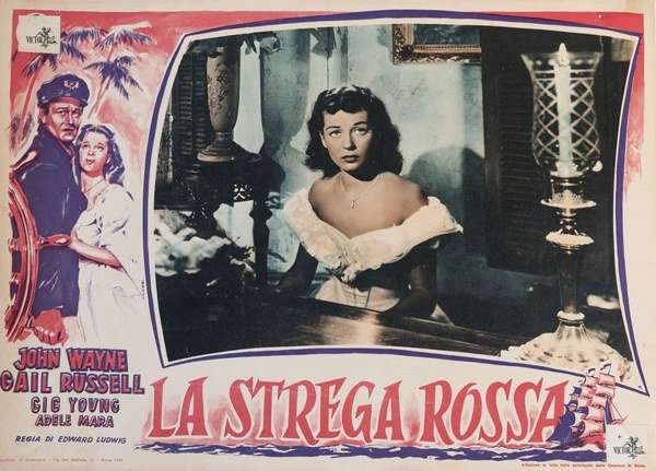 Fotobusta 3 per il film La strega rossa (1948)