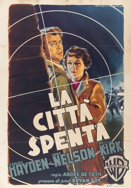 La città spenta - Manifesto 1