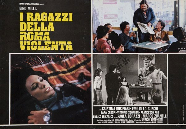 Lobby Card 3 for the film The Children of Violent Rome (1976)