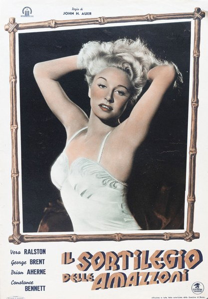 Fotobusta 2 per il film Il sortilegio delle amazzoni (1948)