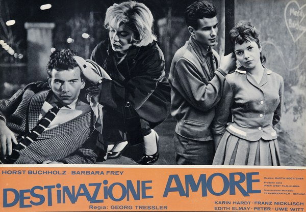 Fotobusta 6 per il film Endstation Liebe (1958)