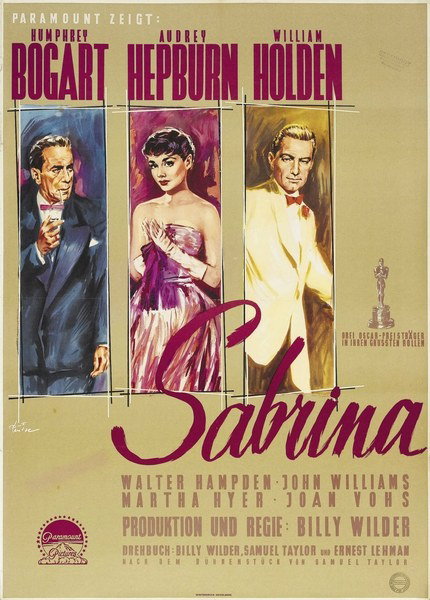 Manifesto 2 per il film Sabrina (1954)
