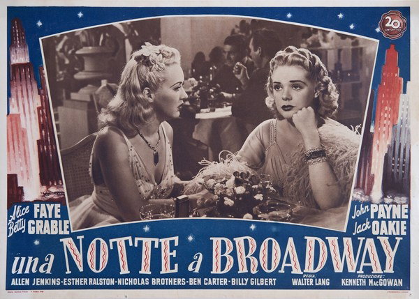 Una notte a Broadway - Fotobusta 1
