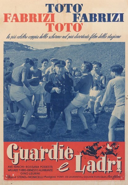 Fotobusta 2 per il film Guardie e ladri (1951)