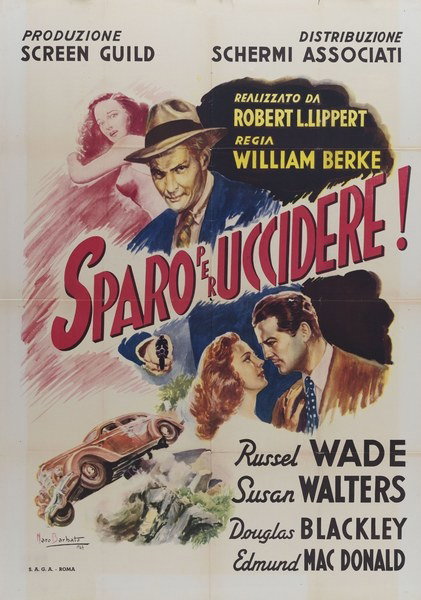 Sparo per uccidere - Manifesto 1