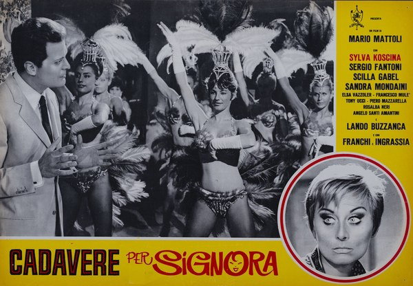Fotobusta 9 per il film Cadavere per signora (1964)