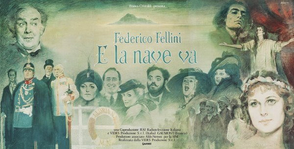 Manifesto 2 per il film E la nave va (1983)