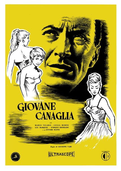 Manifesto 2 per il film Giovane canaglia (1958)