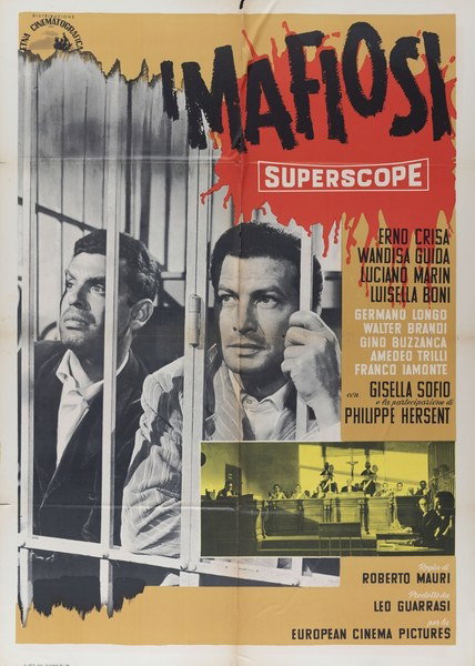 Manifesto 2 per il film I mafiosi (1959)
