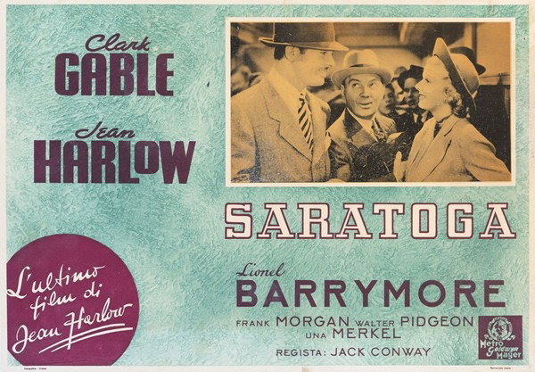 Fotobusta 3 per il film Saratoga (1937)