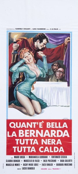 Locandina 2 per il film Quant'è bella la Bernarda, tutta nera, tutta calda (1975)