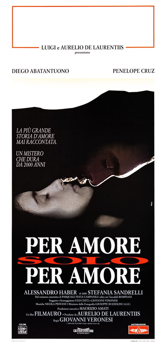 Locandina 2 for the film For Love, Only for Love (1993), painted by Petrollo Massimo (Maxy)