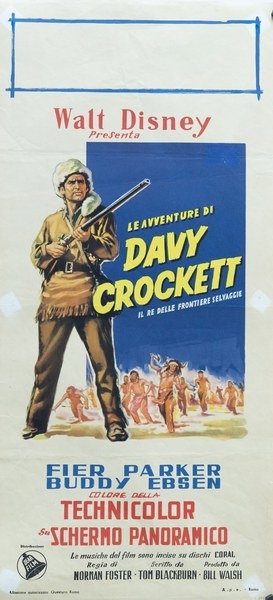 Le avventure di Davy Crockett - Lobby Card 1
