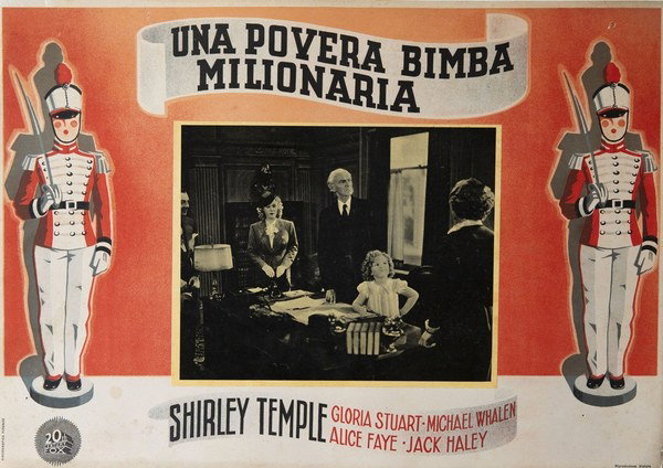 Fotobusta 2 per il film Una povera bimba milionaria (1936)