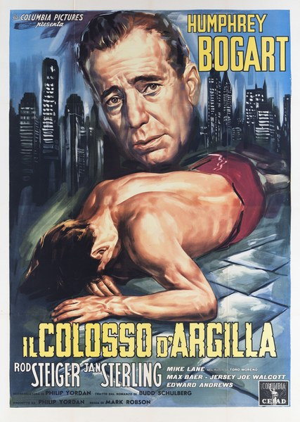 Manifesto 2 per il film Il colosso d'argilla (1956)