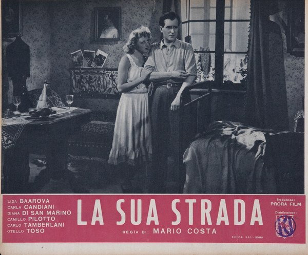 La sua strada - Fotobusta 1