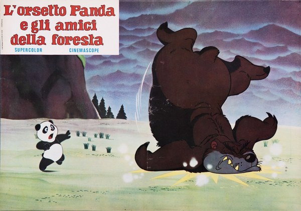 Fotobusta 2 per il film L'orsetto panda e gli amici della foresta (1973)