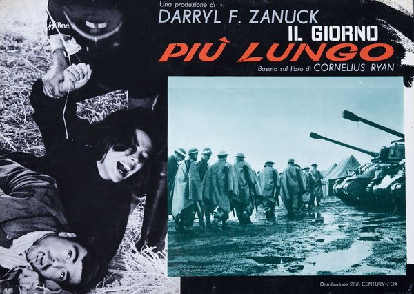 Fotobusta 7 per il film Il giorno più lungo (1962)