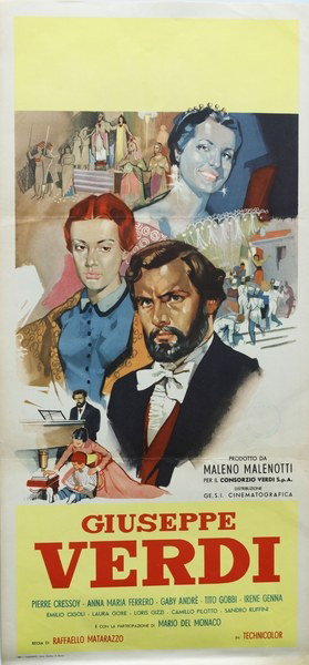 Locandina 2 per il film Giuseppe Verdi (1953)
